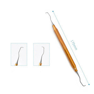เครื่องมือขูดหินปูนเกรดพรีเมียม Gracey Curette สำหรับงานทำความสะอาดทางคลินิกและงานขูดหินปูน เครื่องมือขูดหินปูน Gracey Curette สำหรับการขูดที่แม่นยำ - Product Image 5