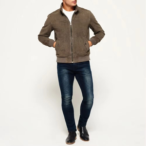 Men's Genuine Leather Jacket <b>Lined</b> Winter Vintage Biker Jacket Oversized Leather Motorcycle <b>Coat</b> Outwear - Product Image 3