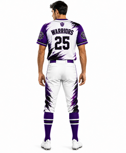 Uniformes de Béisbol Personalizados OEM para Hombres y Jóvenes, Camisetas de Béisbol Sublimadas con Pantalones, Conjunto de Ropa de Béisbol Profesional para Equipos - Product Image 4