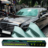 Film Caméléon Vert Aurore pour Vitres de Voiture – Autocollant Décoratif et Protecteur pour Vitres, Effet de Changement de Couleur, Protection Solaire