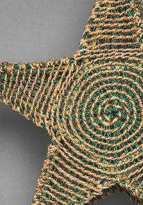 Custom Seagrass Hanging <b>Star</b> <b>Decorate</b> Christmas Handmade Woven Holiday Green Tassels Display Ornaments - Product Image 3