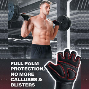 Guantes de Gimnasio Unisex Resistentes y Personalizados para Levantamiento de Pesas, Transpirables, Ligeros y Ajustables para Ejercicio - Product Image 6