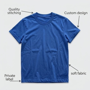 T-shirt personnalisé uni de haute qualité, coupe carrée, 100 % coton épais, épaules tombantes, coloré – Fabricant - Product Image 5