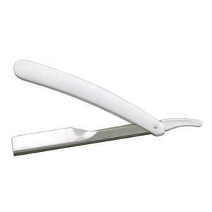 Rasoir droit chirurgical Morje, lame en acier inoxydable, manche en plastique, lame unique, outil de rasage pour hommes, usage en salon de coiffure - Product Image 1