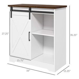 White Kitchen Sideboard Storage Cabinet - Product Image 4