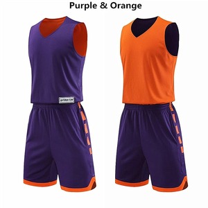 Conjunto de Uniforme de Baloncesto Personalizado, Camiseta sin Mangas y Pantalones Cortos, Transpirable, de Secado Rápido, para Entrenamiento y Partido - Product Image 3