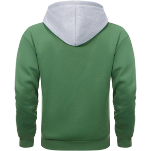 Sweat à capuche OEM en gros pour hommes, hiver, 100 % coton, décontracté, couleur unie, respirant, faible MOQ, coupe oversize, haute qualité - Product Image 6