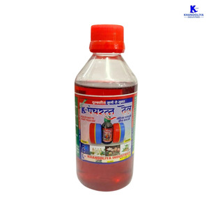 Huile magnétique K-Star Panchratan 100ml Rouge |   Huile de massage ayurvédique pour soulager la douleur, thérapie des articulations et des muscles, récupération - Product Image 2