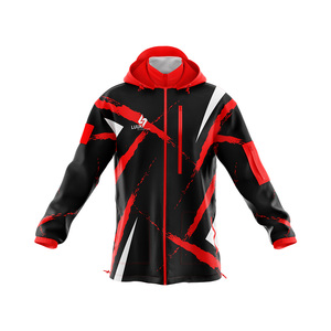 Chaqueta Cortavientos con Capucha y Logotipo Personalizado para Hombre, Cierre de Cremallera, Estilo Deportivo, Chaqueta Bomber para Primavera, Impermeable - Product Image 5