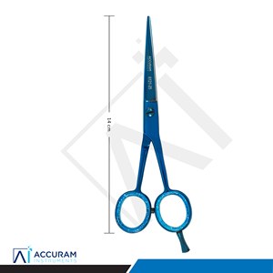 Tijeras de Peluquería Profesionales Accuram, Ecológicas, Reutilizables, de Acero Inoxidable, con Filo de Cuchilla, para Salón de Belleza, Corte y Estilismo de Cabello - Product Image 6