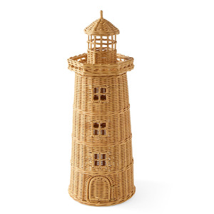 บ้านของเล่นเด็กทำมือรูปประภาคารหวายตกแต่ง ของเล่นเด็กสร้างสรรค์ขายส่ง - Product Image 1