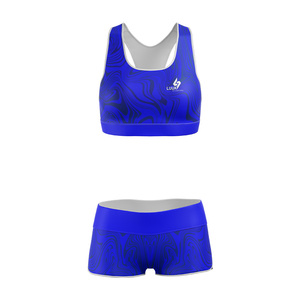 Ensemble de sport et fitness sans couture, léger, taille mi-haute, extensible, écologique, avec soutien-gorge de sport à ceinture élastique – Vente en gros personnalisée - Product Image 5