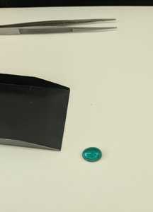 Esmeralda Colombiana de Grado AAA, Color Verde Mar, Cabujón Ligero, Corte Ovalado Premium, Piedra Preciosa Lisa para Joyería Fina al por Mayor - Product Image 6