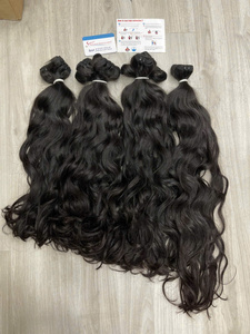 Prix d'usine Lot de cheveux bruts 100% humains vietnamiens, lisses naturels, double trame, extension de cheveux en vrac - Product Image 2