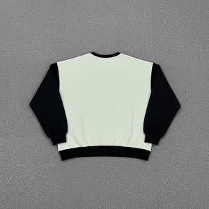 Sudadera de mujer de moda, estampada, 100% algodón, estilo urbano de invierno, con paneles de colores y forro polar, ajuste cómodo - Product Image 6