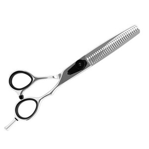 Ciseaux de coiffure professionnels en acier inoxydable approuvés CE, à lame affûtée, 32 dents, manche moyen – Instruments de coupe à usage unique - Product Image 2