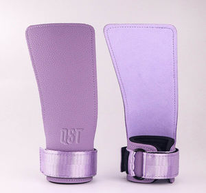 Agarraderas de gimnasio unisex antideslizantes de Hypalon QST para entrenamiento físico y levantamiento de pesas, agarraderas de Crossfit con protección para las muñecas - Product Image 1