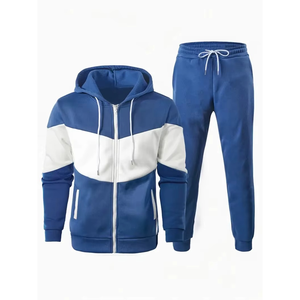 Survêtement pour homme automne-hiver, nouveau design, motif uni tendance, grande taille, prix de gros, vêtements de loisirs - Product Image 5