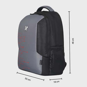 กระเป๋าเป้สะพายหลังแล็ปท็อป Arctic Fox Auto Castel Rock - ผ้า Oxford กันน้ำ ช่องเสียบ USB ซิป ลายเรขาคณิต สำหรับสำนักงาน วิทยาลัย ท่องเที่ยว กิจกรรมกลางแจ้ง - Product Image 4