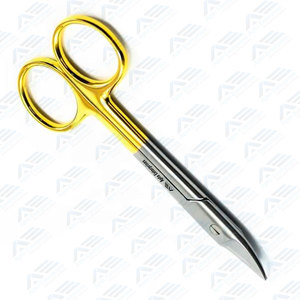 Ciseaux chirurgicaux dentaires droits de 12cm ciseaux Metzenbaum universels manuels avec inserts en carbure de tungstène Instruments médicaux - Product Image 2