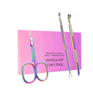 Fine Point Beauty Sharp Stainless Steel Curved Blade Cuticle Scissors Salon Quality <b>Nail</b> Care <b>Tool</b> - Product Image 4