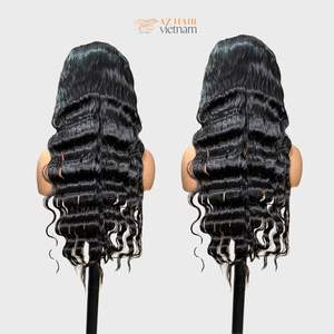 100% Remy Vietnamese Human <b>Hair</b> <b>Extensions</b> Double Drawn Pure Raw Unprocessed Virgin <b>Wig</b> Loose Deep Wavy Style - Product Image 5