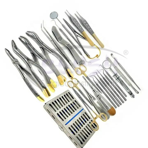 International 25-Piece Reusable Stainless Steel Dental Surgery Extracting Elevators Forceps Instrument Kit CE By <b>Blush</b> Surgical - Product Image 5