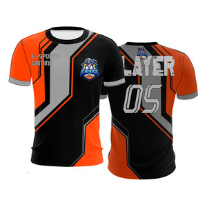 Maillot de jeu Wolves E-Sports, impression par sublimation, séchage rapide, 100% polyester, unisexe, col rond, vêtements d'équipe pour adultes - Product Image 6