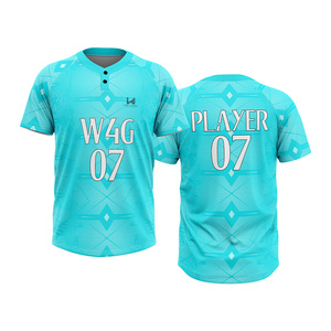 Custom Plus Size Men's Baseball Jerseys Custom Team Names/Numbers Heat Transfer Printed <b>Logo</b> Moisture Wicking 100% Polyester - Product Image 3