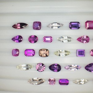 Lot de pierres précieuses naturelles multi-saphirs taillés, qualité AAA, lustre superbe, certifiées IGI, 5-10 mm, multicolores, pour la fabrication de bijoux, prix abordable - Product Image 2