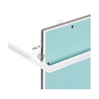 Plaque d'accès manuelle carrée en aluminium de qualité supérieure, amovible, pour utilisation en plomberie et électricité, facile à installer au mur/plafond