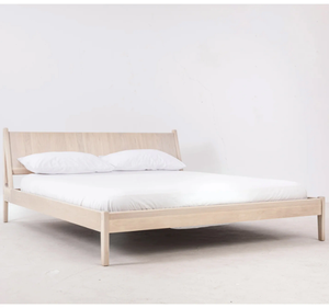 Cadre de lit en teck massif Auberge du Soleil Minimaliste - Product Image 2