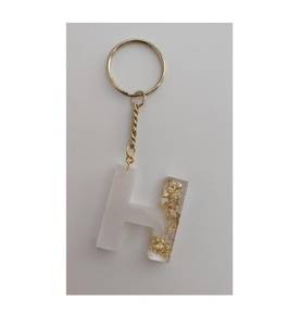 New Resin Blue Heart Sequined A-Z <b>Initial</b> Letter Key <b>Chain</b> Butterfly Tassel Letter Charm Keychain for Bag Key Backbag - Product Image 2