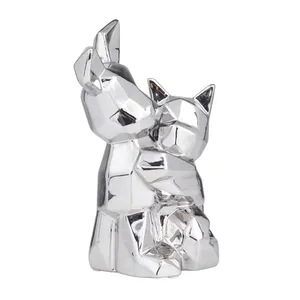 Escultura de Hierro Hecha a Mano Contemporánea, Adorno Artístico para Interiores Modernos, Metal Contemporáneo al por Mayor - Product Image 1