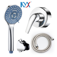 Ensemble de douche mural portable moderne en plastique de haute qualité et longue durée de vie avec jet doux pour usage familial quotidien