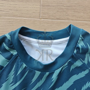 Wholesale High Quality Royal Kimono MMA BJJ Breathable Unisex Rash Guard <b>Compression</b> <b>Shirt</b> Custom Logo Sublimated - Product Image 3