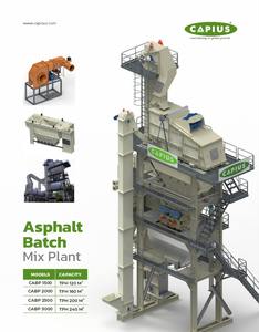 Capius Core Component PLC โรงผสมยางมะตอยพร้อมปั๊มและเตาไฟถ่านหินสำหรับการผสมที่มีประสิทธิภาพ - Product Image 1