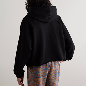 Sudaderas con Capucha Cortas de Algodón 100% de Alta Calidad al por Mayor, con Logotipo Personalizado, Diseño Moderno, Bordado, Unisex - Product Image 5