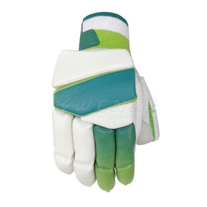 Gants de cricket en cuir de haute qualité, ajustement confortable, rembourrage intérieur doux, coutures durables, forte adhérence, fermeture auto-agrippante - Product Image 3