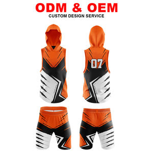 ชุดฟุตบอลซับลิเมชั่น 7V7 สำหรับผู้ชาย ชุดแข่งแบบกำหนดเอง เสื้อและกางเกงรัดรูป ระบายอากาศ แห้งเร็ว ผลิตจากโพลีเอสเตอร์ 100% พร้อมลายพิมพ์ - Product Image 5