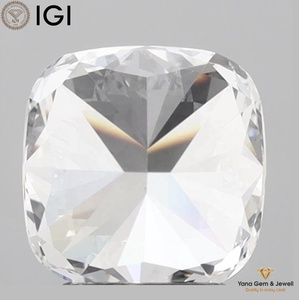Diamant de laboratoire CVD de 2,50 carats avec certificat IGI, couleur D, clarté VVS2, taille coussin carrée, pour sertissage personnalisé - Product Image 6