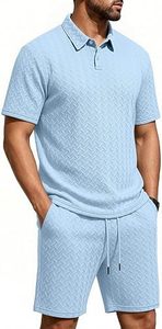 Conjunto de Ropa de Salón Premium para Hombre, Camiseta y Pantalones Cortos de Algodón, Logotipo Personalizado, Fábrica OEM - Product Image 4