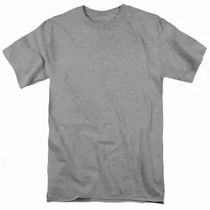 เสื้อยืดผู้ชายทรงปกติ แขนสั้น สีเทา ใส่สบาย ระบายอากาศดี เหมาะสำหรับใส่ทุกวัน แฟชั่นเสื้อยืดเปล่าสำหรับขายส่งเสื้อผ้า - Product Image 5