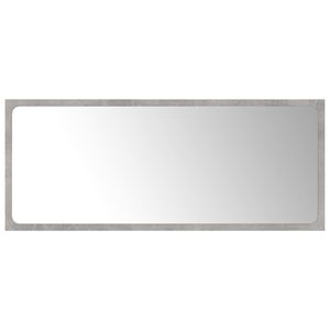 Espejo de baño de madera de ingeniería de 35,4 "x 0,6" x 14,6 "gris hormigón - Product Image 2