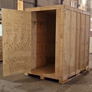 High Quality Stackable Solid <b>Box</b> Wooden Storage <b>Crates</b> with Doors Durable & Recyclable Bulk Purchase From Vietnam Manufacturer - Product Image 2