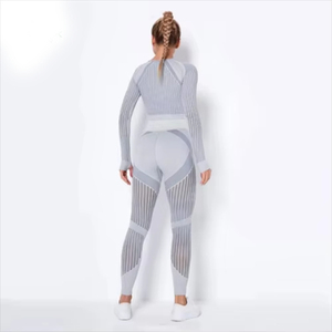 100% Top High Quality Custom Logo Printed Women <b>Yoga</b> <b>Sets</b> New Arrival Customized Breathable Low MOQ <b>Yoga</b> <b>Set</b> - Product Image 3