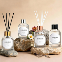 Diffuseur de parfum d'ambiance de luxe, diffuseur d'huiles essentielles sans flamme, flacon en verre vide de 100 ml avec boîte pour usage domestique