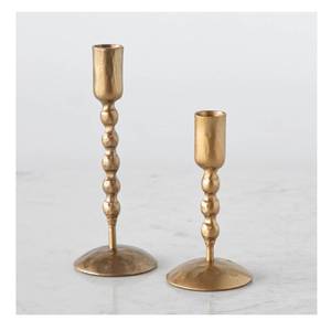 Hot Selling Long Candle Holder with Teardrop Design Gold Polish Candle Holder <b>Mantelpiece</b> Festive Occasion Decorative Holder - Product Image 3