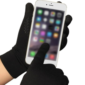 Gants de course sportifs durables avec rembourrage absorbant les chocs sur la paume et poche sécurisée pour clés, conçus pour les joggeurs et les sportifs. - Product Image 4