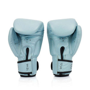 Nouveaux gants de boxe unisexes professionnels bleus Fairtex, étanches et respirants, avec sangle personnalisable, en cuir véritable, très demandés - Product Image 4